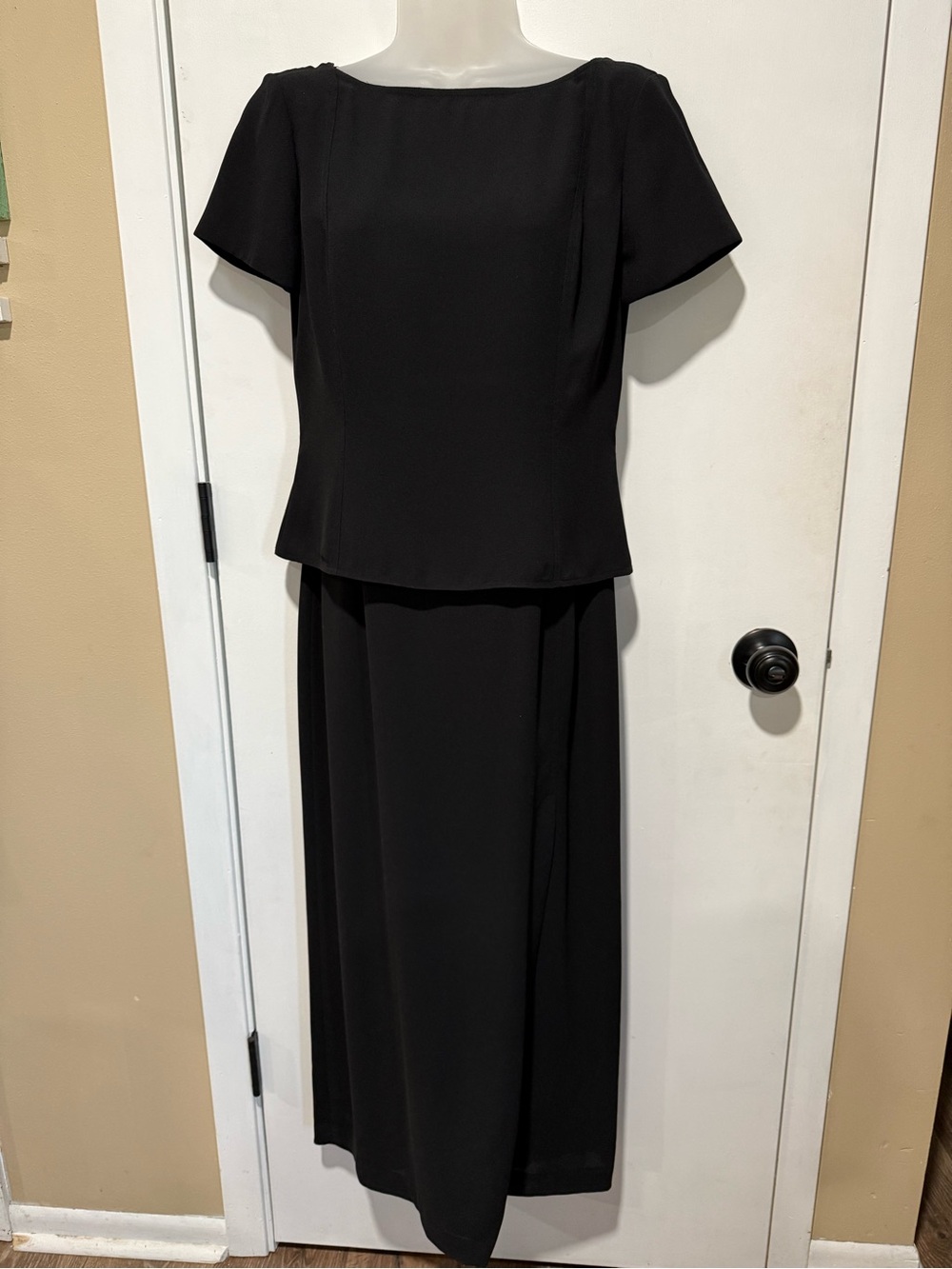 Jones New York Black Evening Dress-#1483